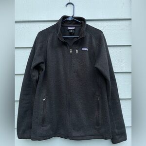 Patagonia Sweater Fleece Jacket, Men’s Size Medium, Charcoal Gray